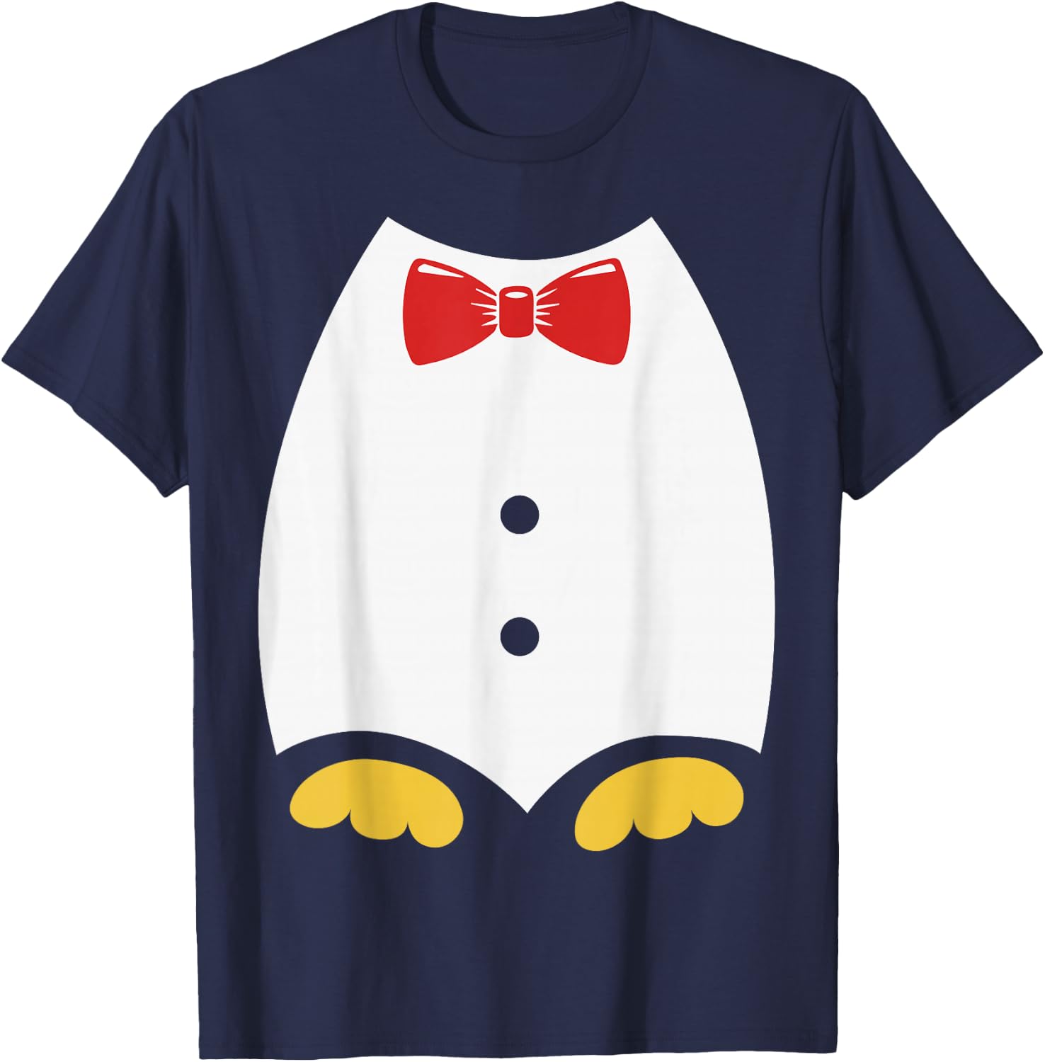 Penguin Costume For Kids Tuxedo Halloween Costume T-Shirt - T-Shirt | Navy