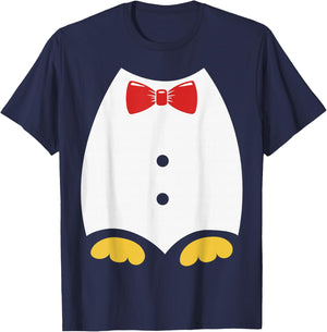 Penguin Costume For Kids Tuxedo Halloween Costume T-Shirt - T-Shirt | Navy