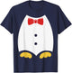 Penguin Costume For Kids Tuxedo Halloween Costume T-Shirt - T-Shirt | Navy