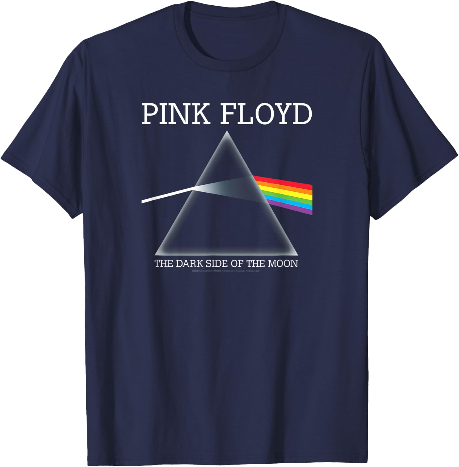 Pink Floyd The Dark Side of The Moon T-Shirt - T-Shirt | Navy