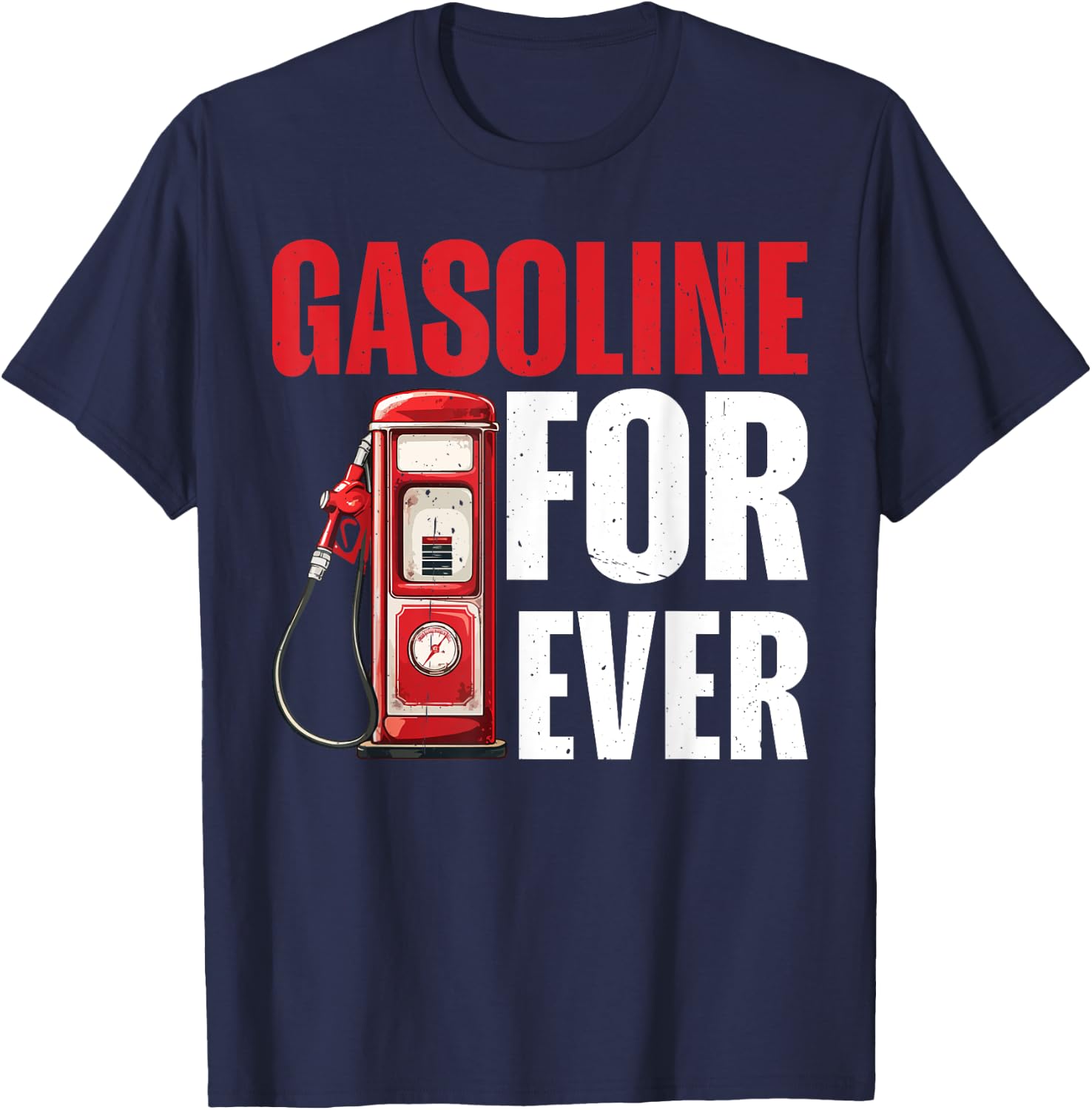 Gasoline Forever T-Shirt - T-Shirt | Navy
