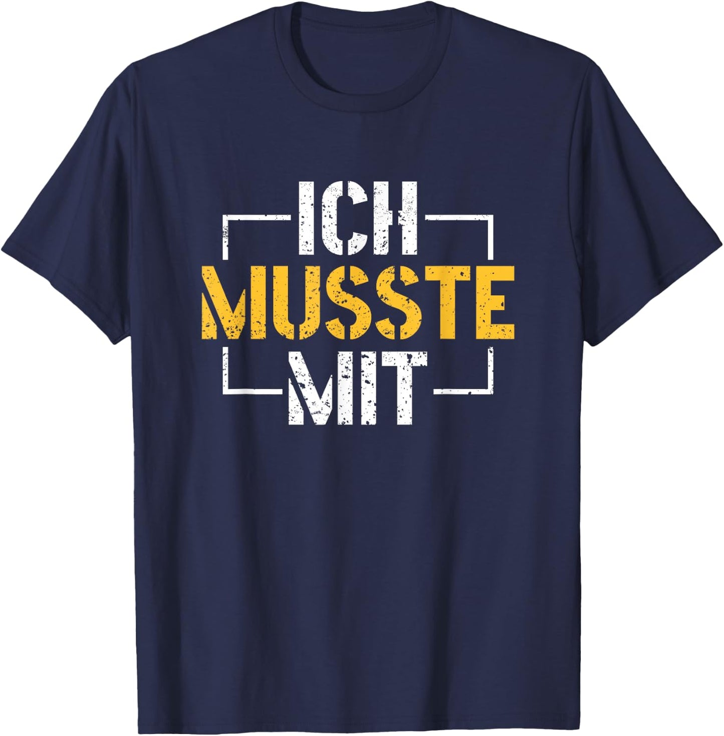 Büro Humor Sarkasmus Ich Musste Mit T-Shirt - T-Shirt | Navy
