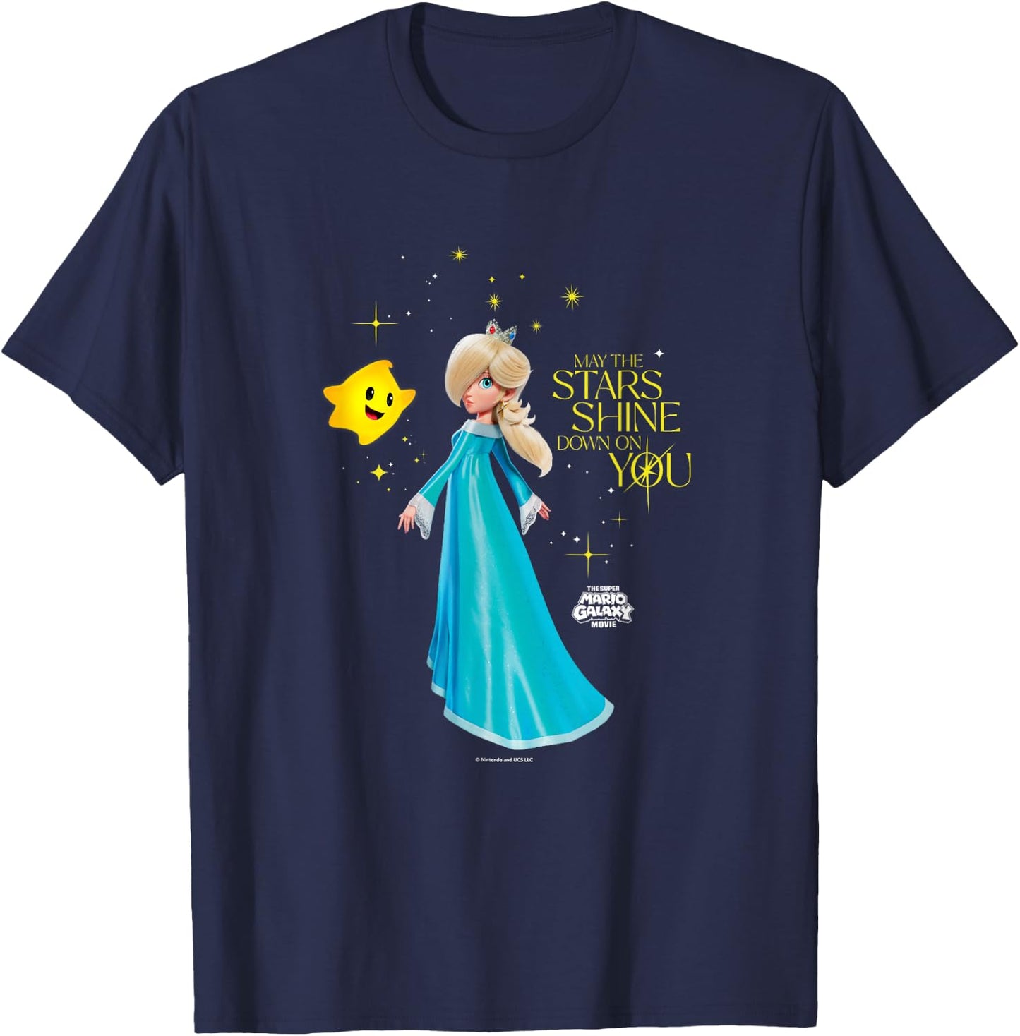 The Super Mario Galaxy Movie Rosalina Star Shine T-Shirt - T-Shirt | Navy