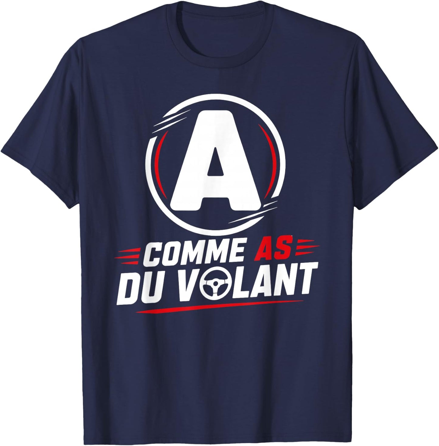 Jeune permis as du Volant Humour permis de Conduire T-Shirt - T-Shirt | Navy