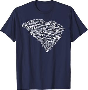 Drink Local South Carolina Breweries T-Shirt - T-Shirt | Navy
