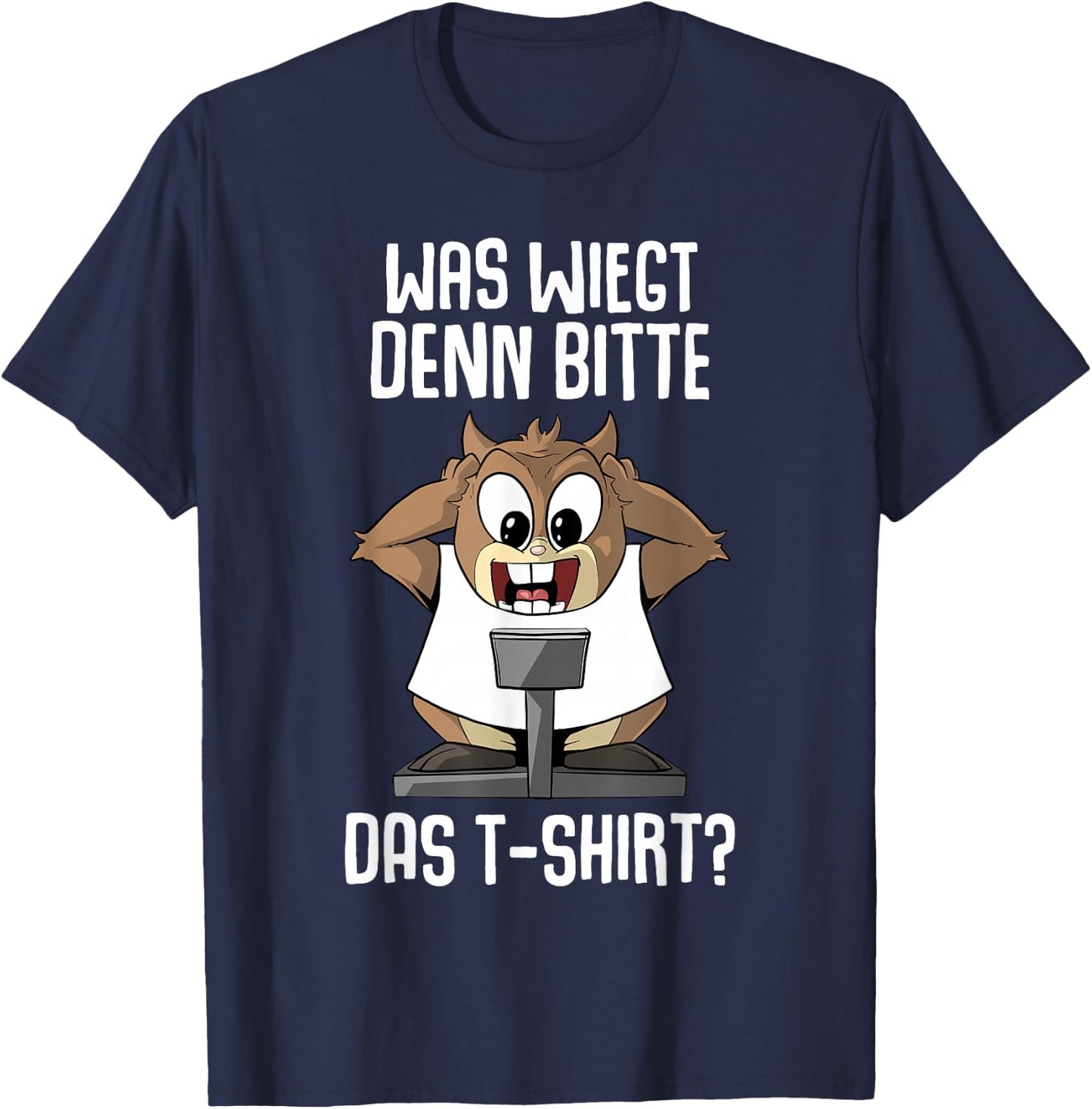 Funny saying for overweight , black T-Shirt - T-Shirt | Navy