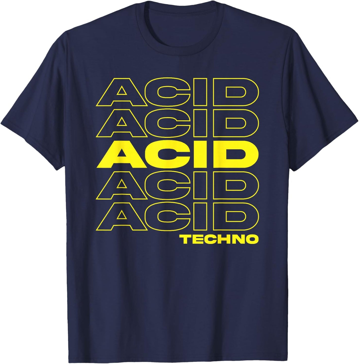 Acid Techno We Love 303 T-Shirt - T-Shirt | Navy