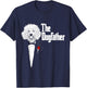 Poodle Shirt | The DogFather Poodle | Poodle Dog Dad T-Shirt - T-Shirt | Navy