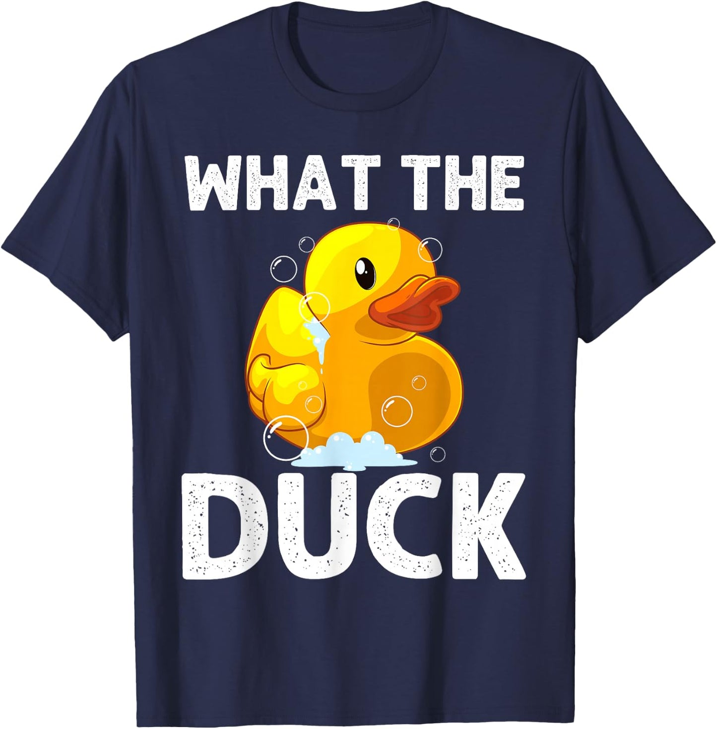 Funny Rubber Duck Art Women Kids Duckie Rubber Duck T-Shirt - T-Shirt | Navy