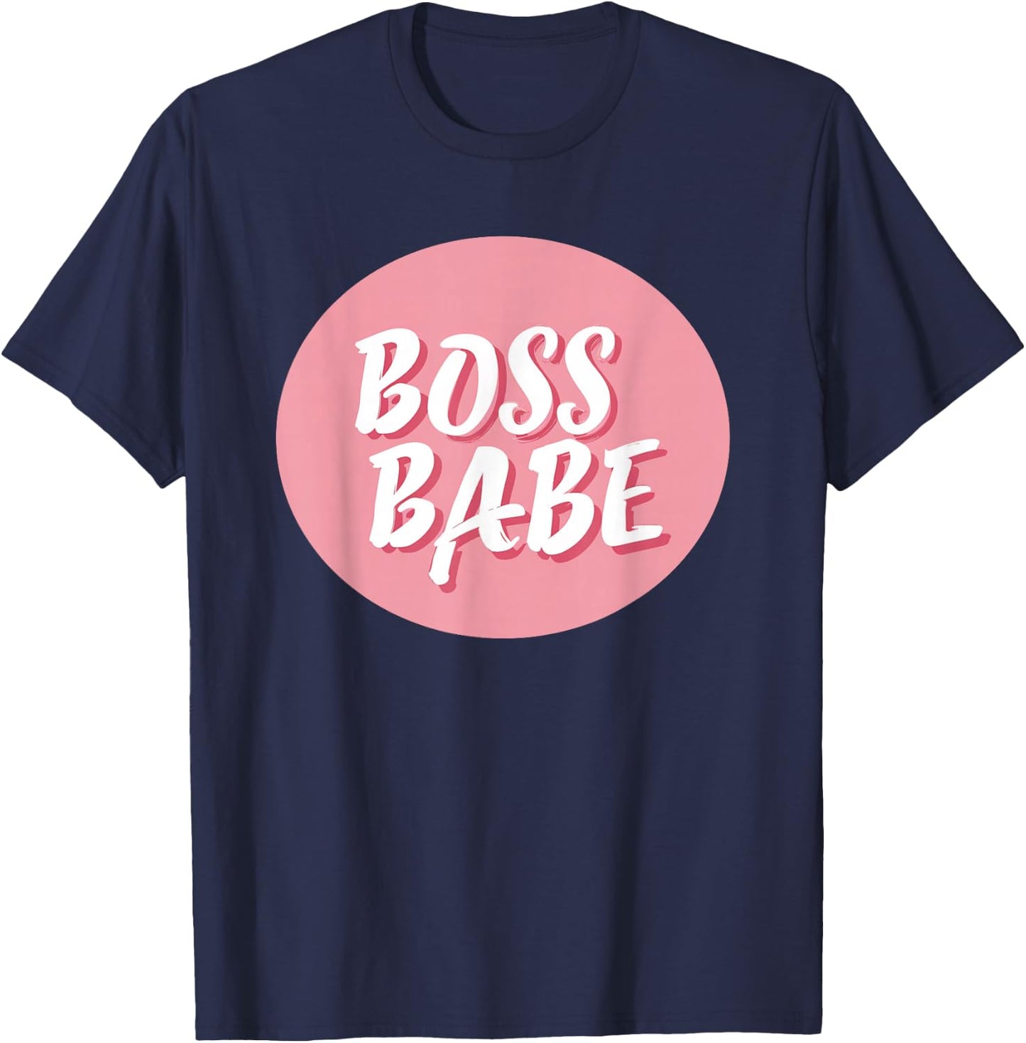 Pink and cute independent Boss Babe Costume T-Shirt - T-Shirt | Navy