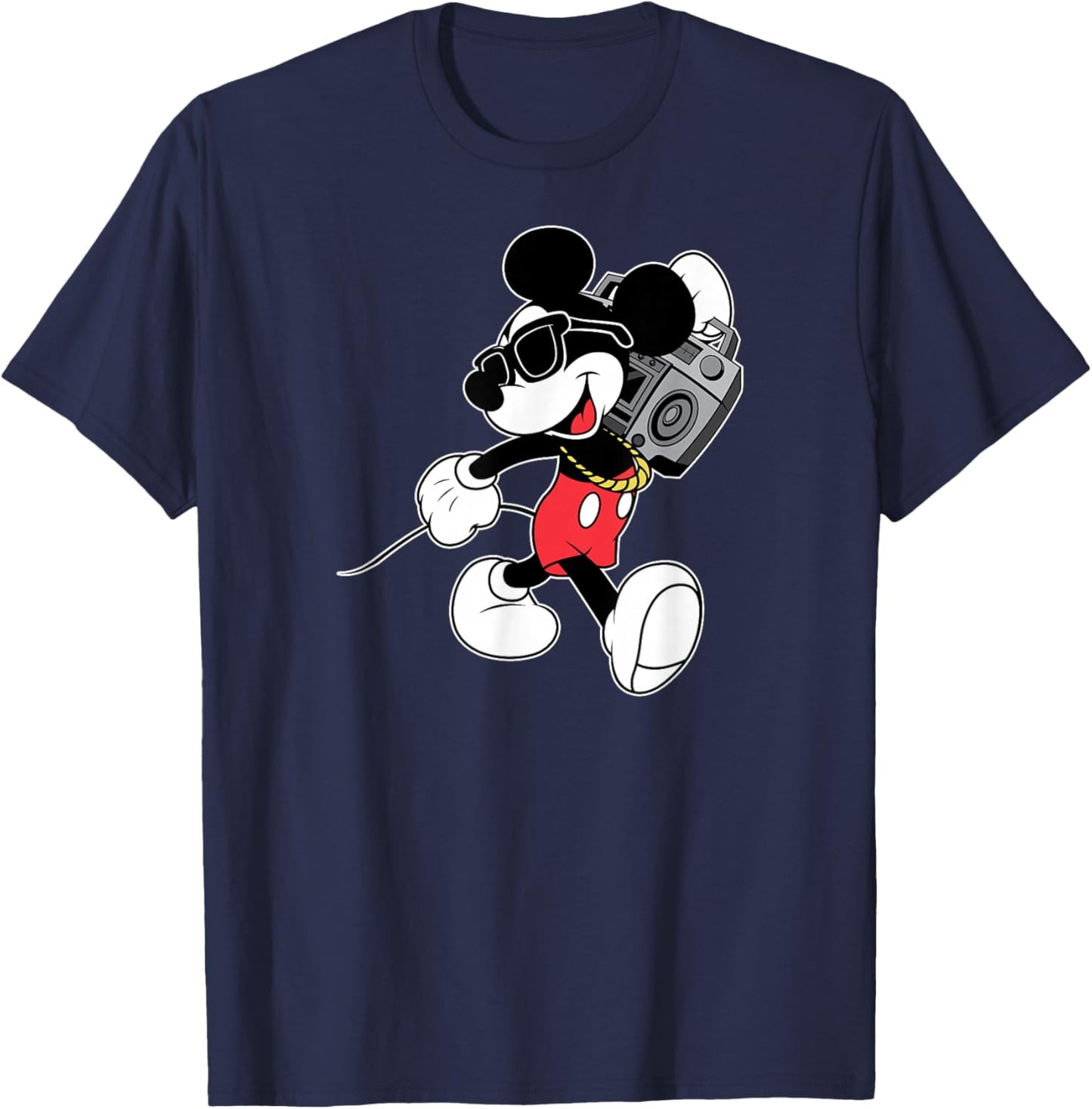 Disney - Mickey Mouse Boombox T-Shirt - T-Shirt | Navy