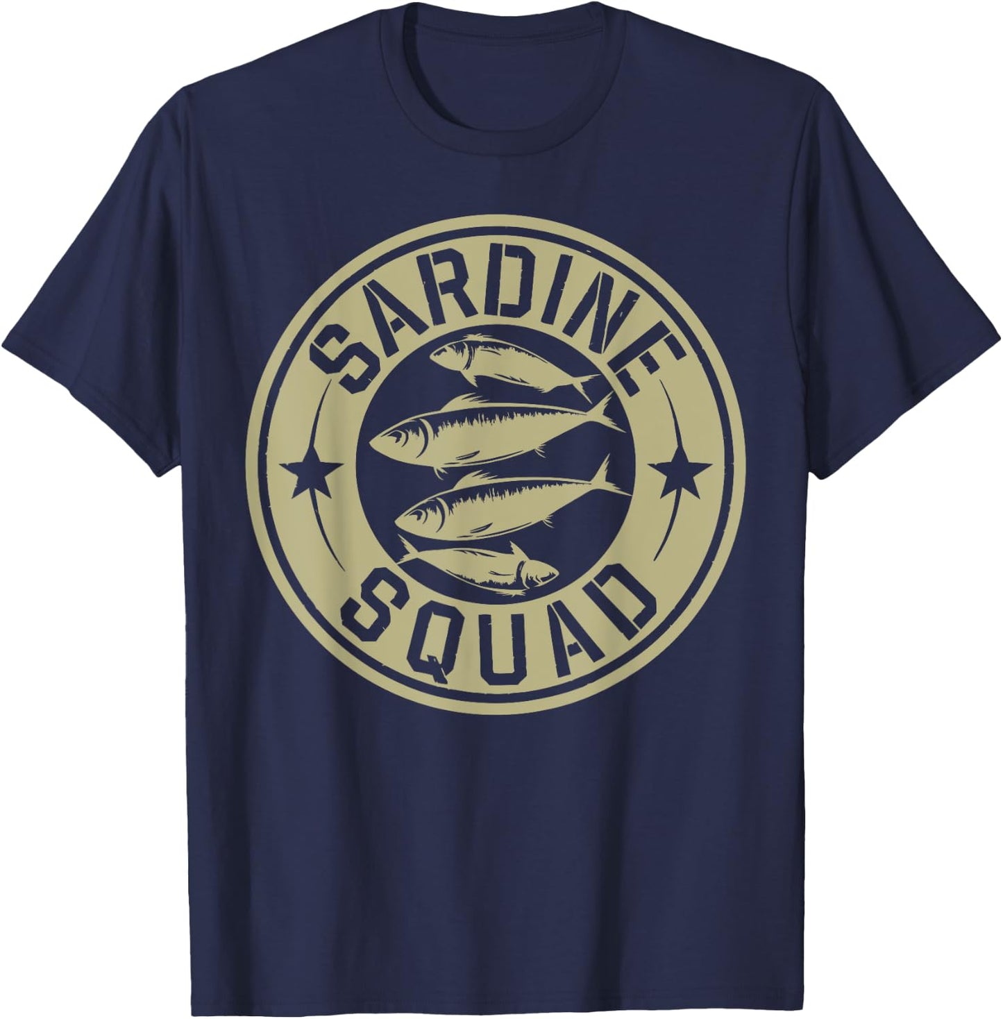 Sardine Lover Sardine Squad Food Festival Sardine T-Shirt - T-Shirt | Navy