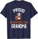 Proud Hereford Cow Grandma T-Shirt - T-Shirt | Navy