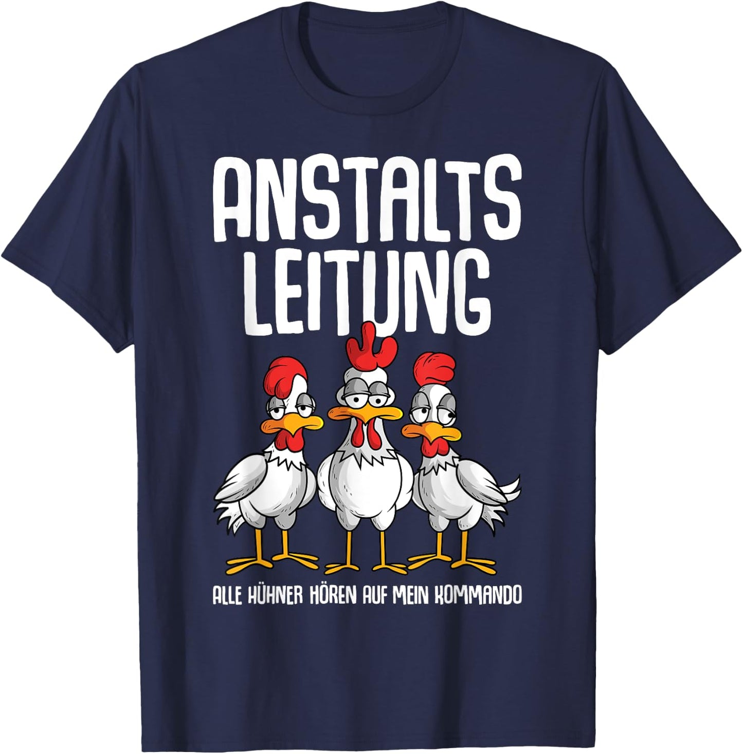 Chicken Inventory Management Farmer Farmer Farmer Chicken T-Shirt - T-Shirt | Navy