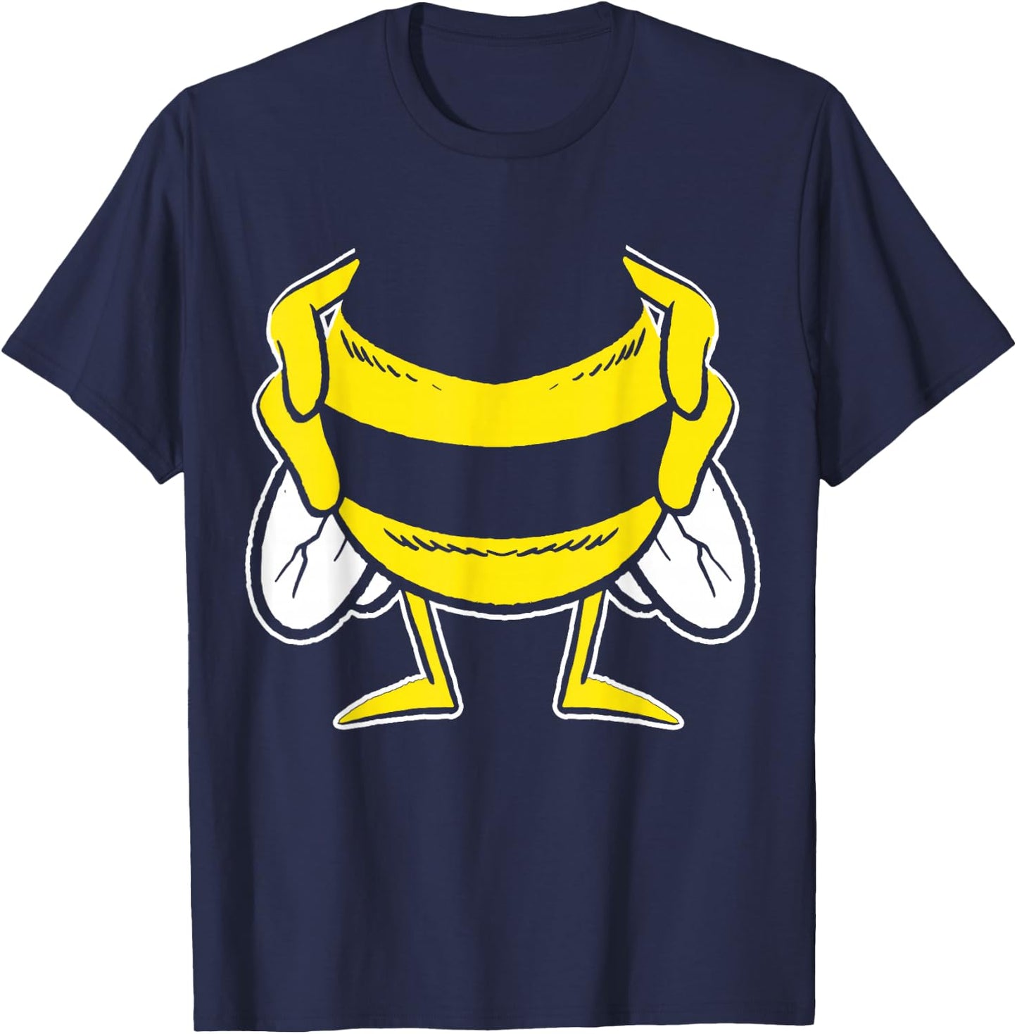 Bee Costume Fancy Dress Carnival Bee Costume Gift , black, s T-Shirt - T-Shirt | Navy