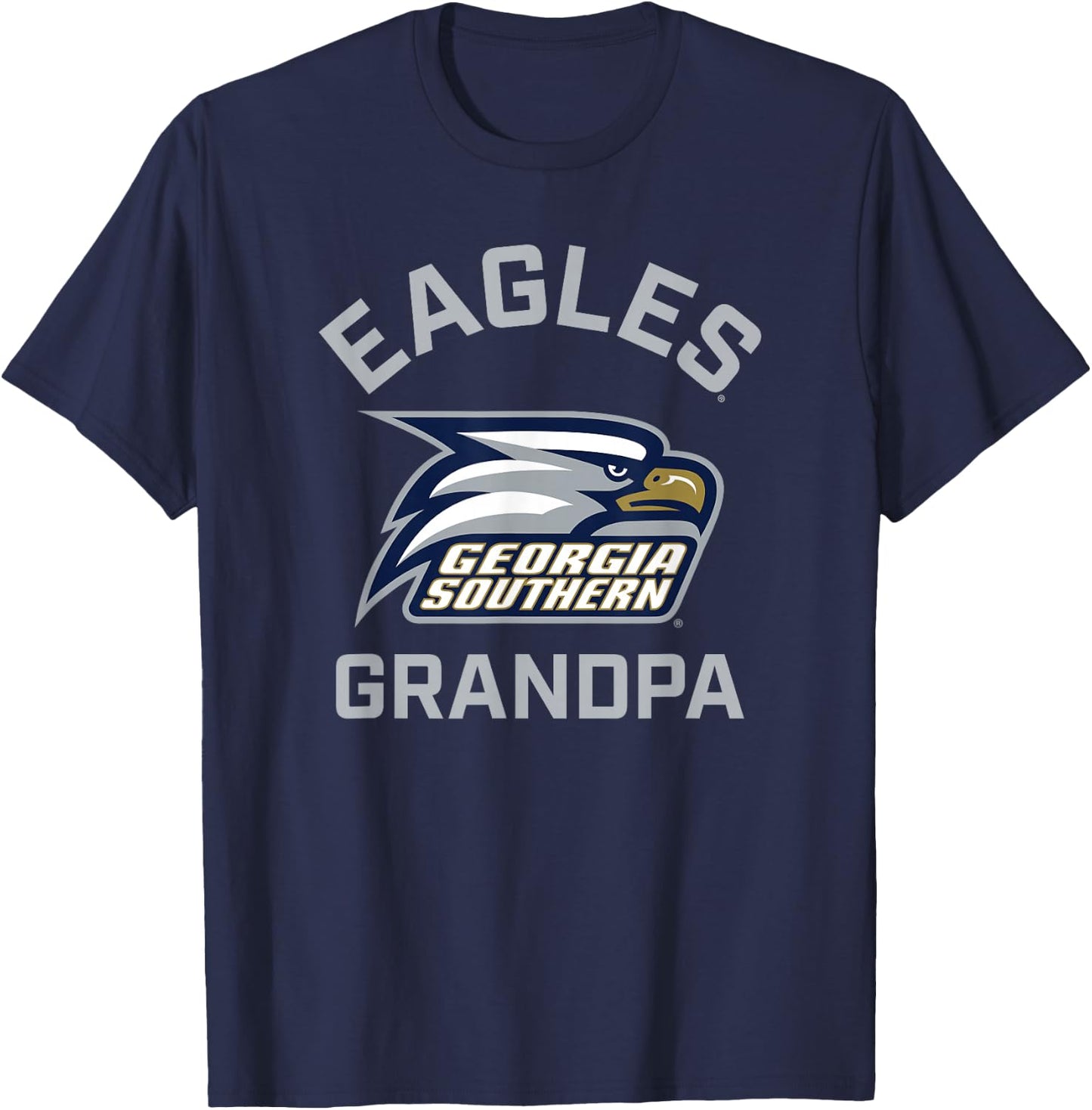 Georgia Southern University Eagles Arched Grandpa T-Shirt - T-Shirt | Navy
