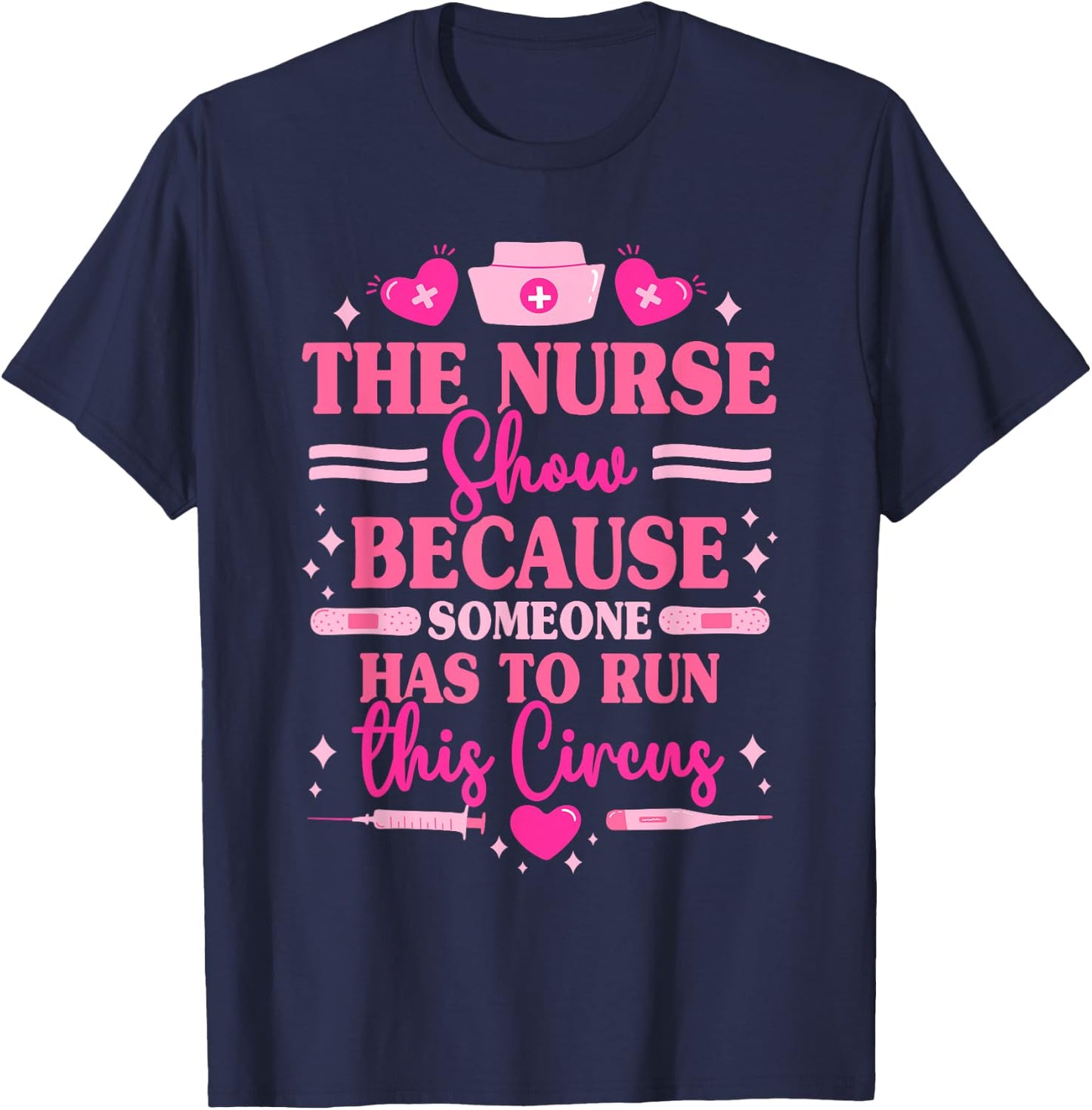 RN Nurse Funny T-Shirt - T-Shirt | Navy