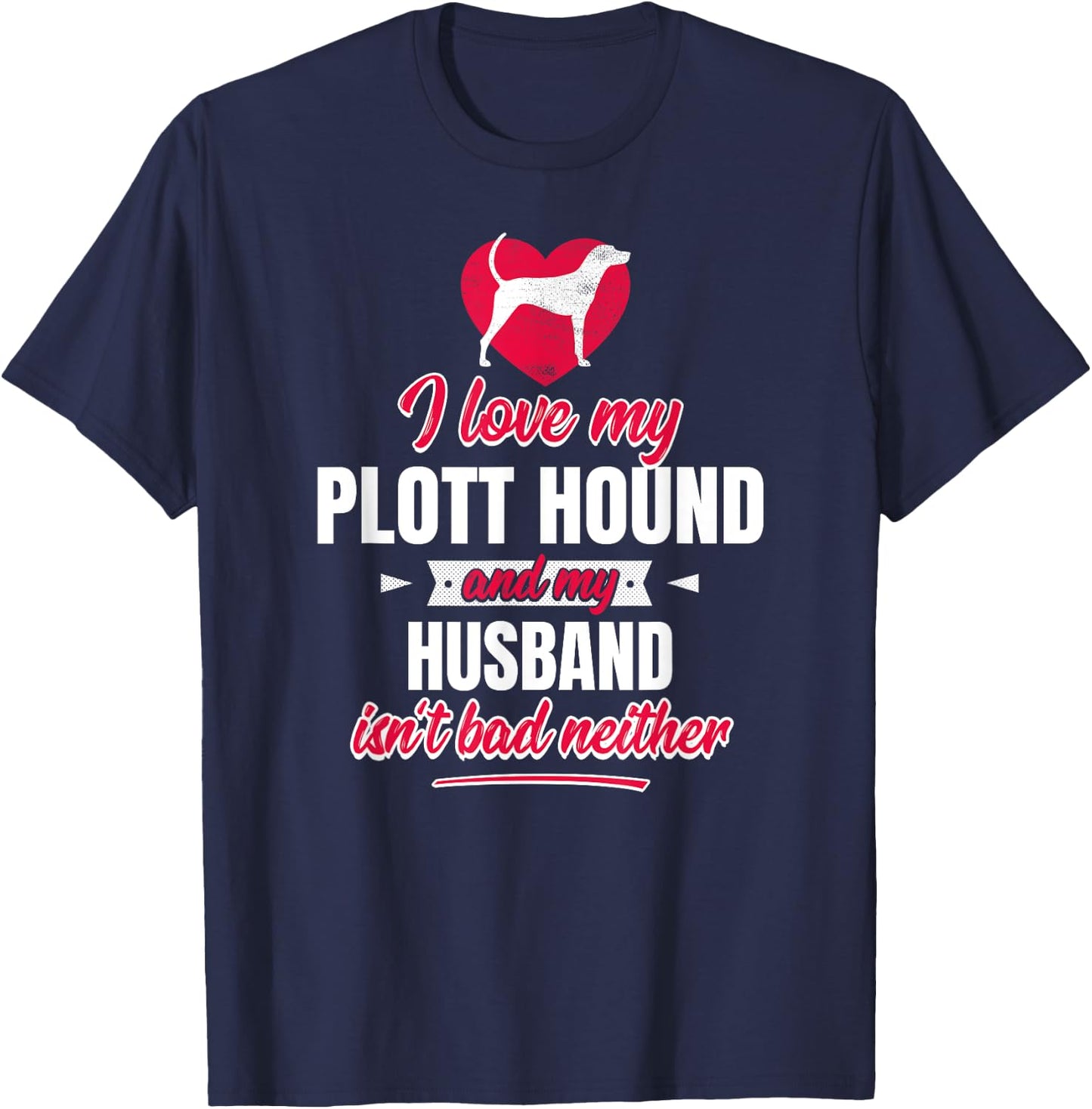 Plott Hound T-Shirt - T-Shirt | Navy