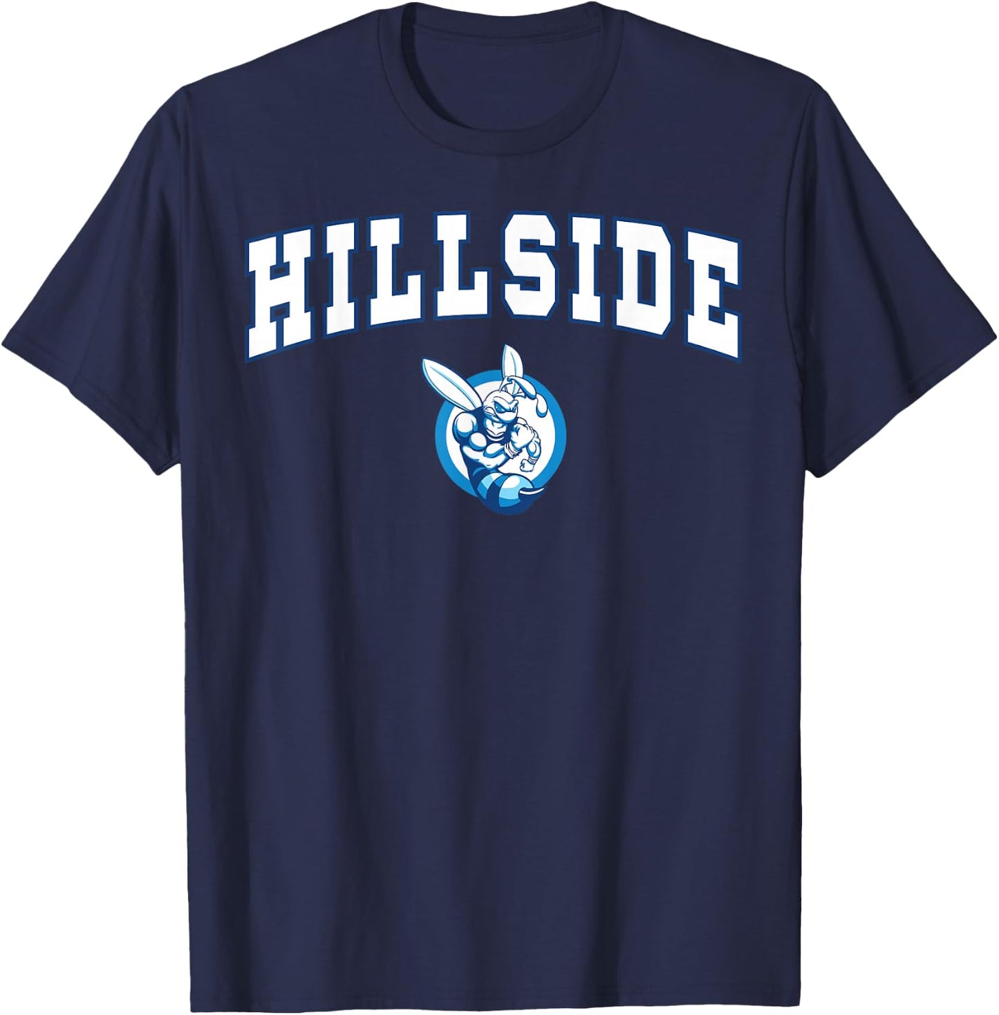 Hillside High School Fighting Hornets T-Shirt - T-Shirt | Navy