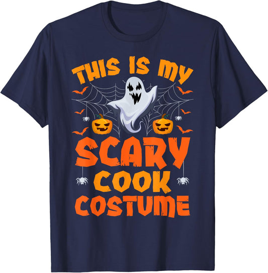 This Is My Scary Cook Costume Halloween T-Shirt - T-Shirt | Navy