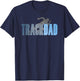 TRACK DAD Track & Field Runner Cross Country Running Father T-Shirt - T-Shirt | Navy