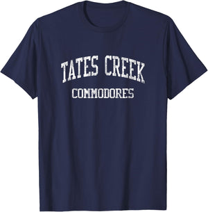 Tates Creek High School HS Lexington KY Vintage Sports T-Shirt - T-Shirt | Navy