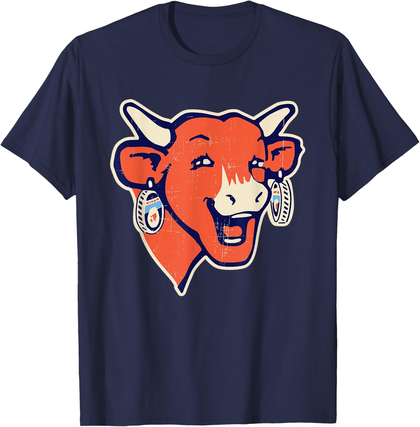 The Laughing Cow Modern Logo T-Shirt - T-Shirt | Navy
