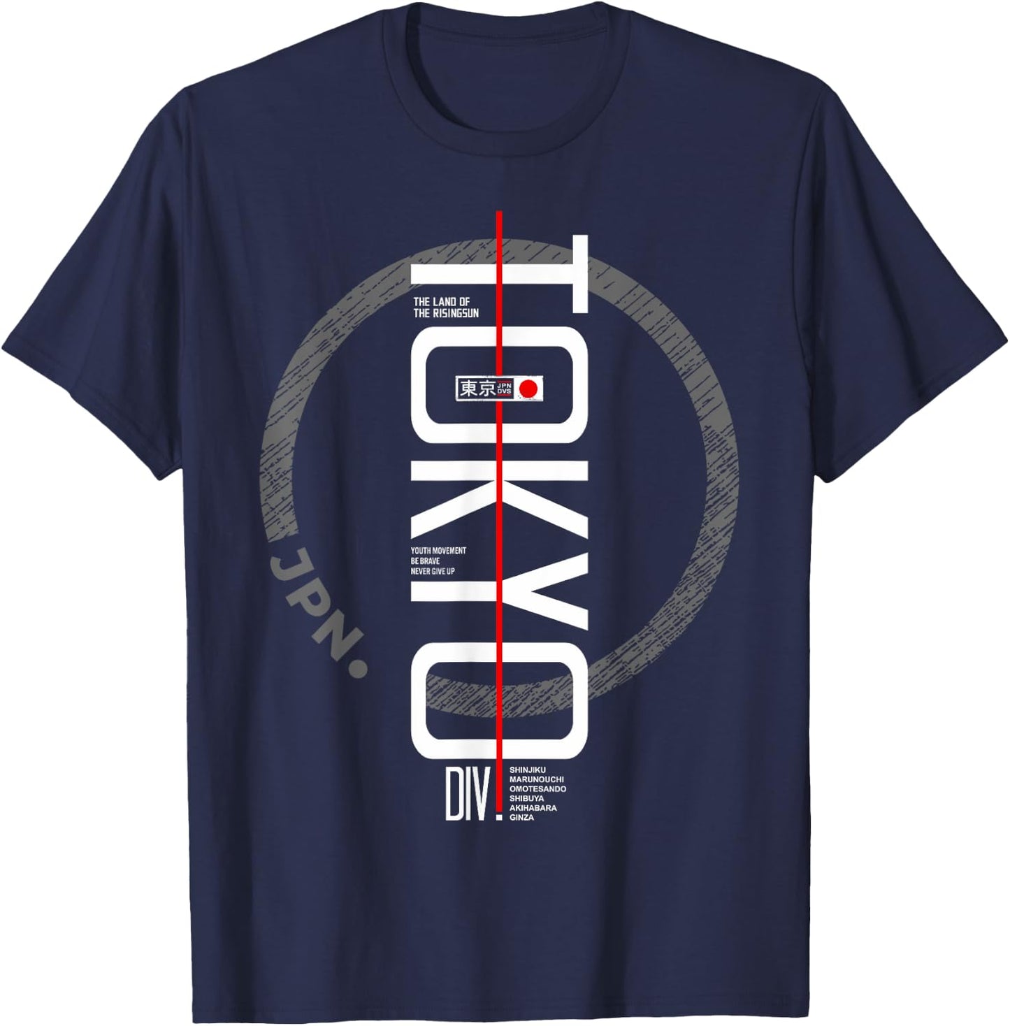 Tokyo DIV , black T-Shirt - T-Shirt | Navy