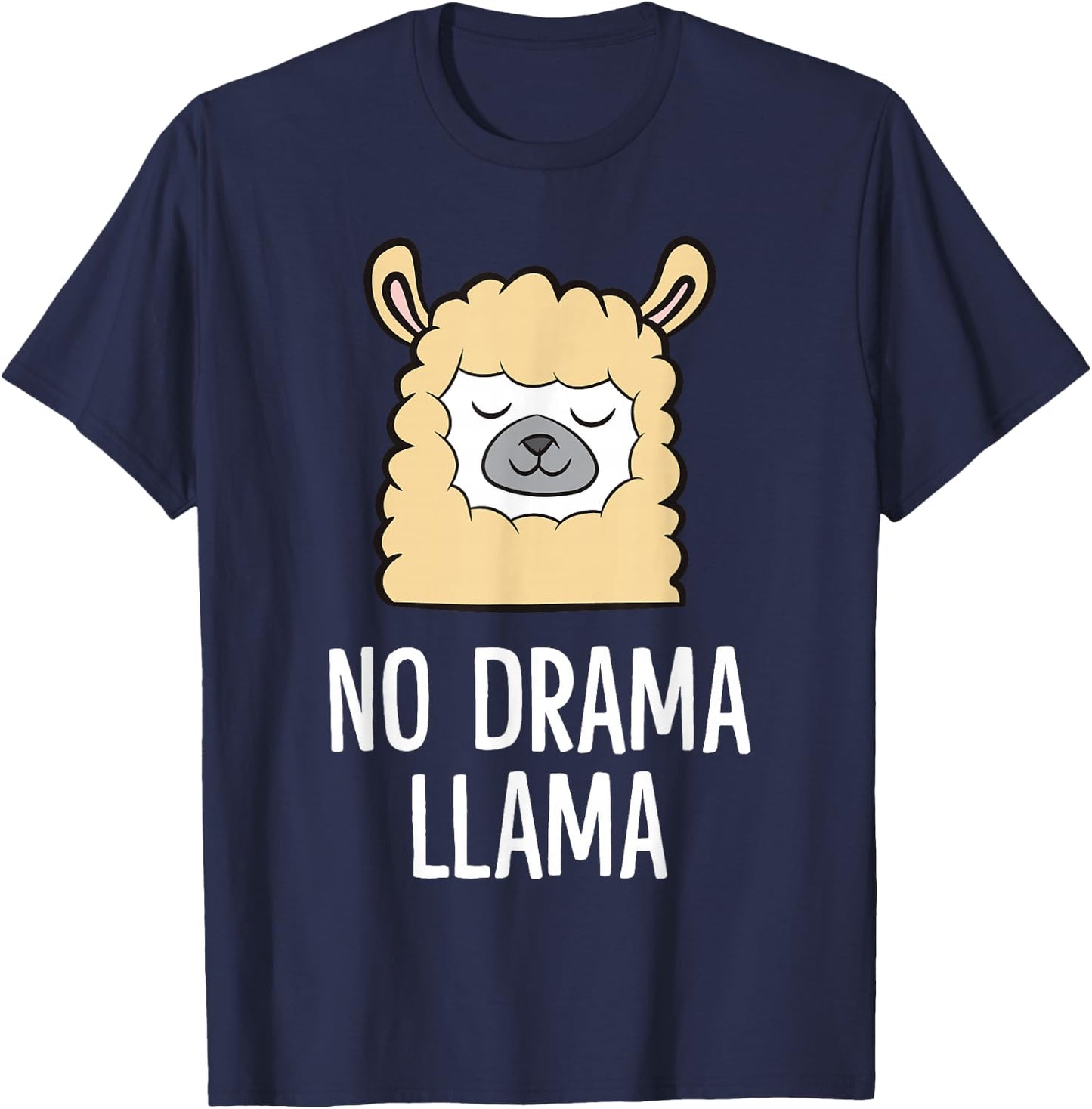No Drama Llama T-Shirt - T-Shirt | Navy