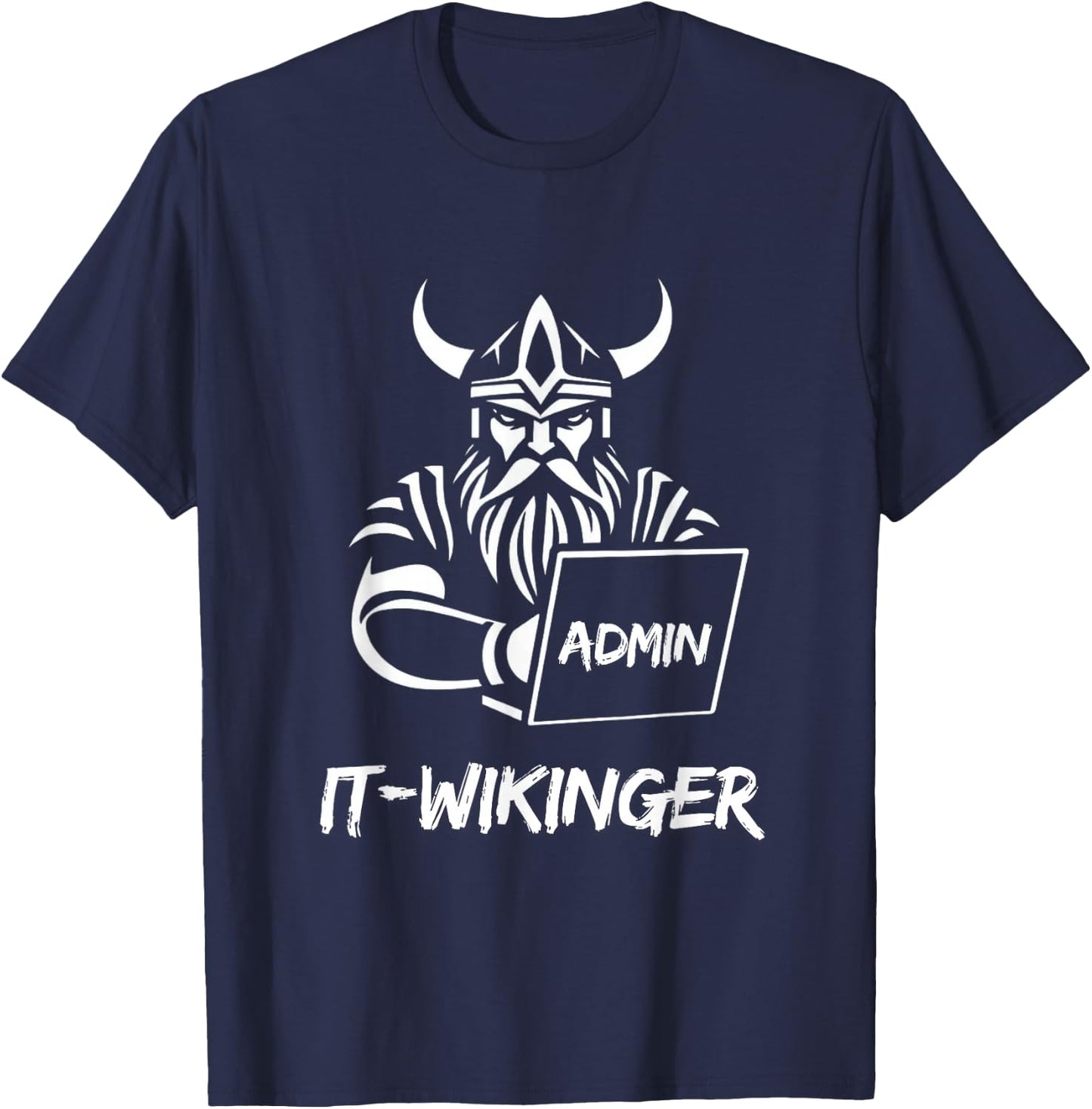 IT-Wikinger IT Viking , black T-Shirt - T-Shirt | Navy