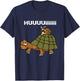 Huuuuuiiii Funny Combination Turtle / Snail , black T-Shirt - T-Shirt | Navy