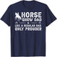 Horse Show Dad Definition Equestrian Dad Horse Show Father T-Shirt - T-Shirt | Navy