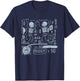 The Prodigy X Skeleton Cardboard T-Shirt - T-Shirt | Navy