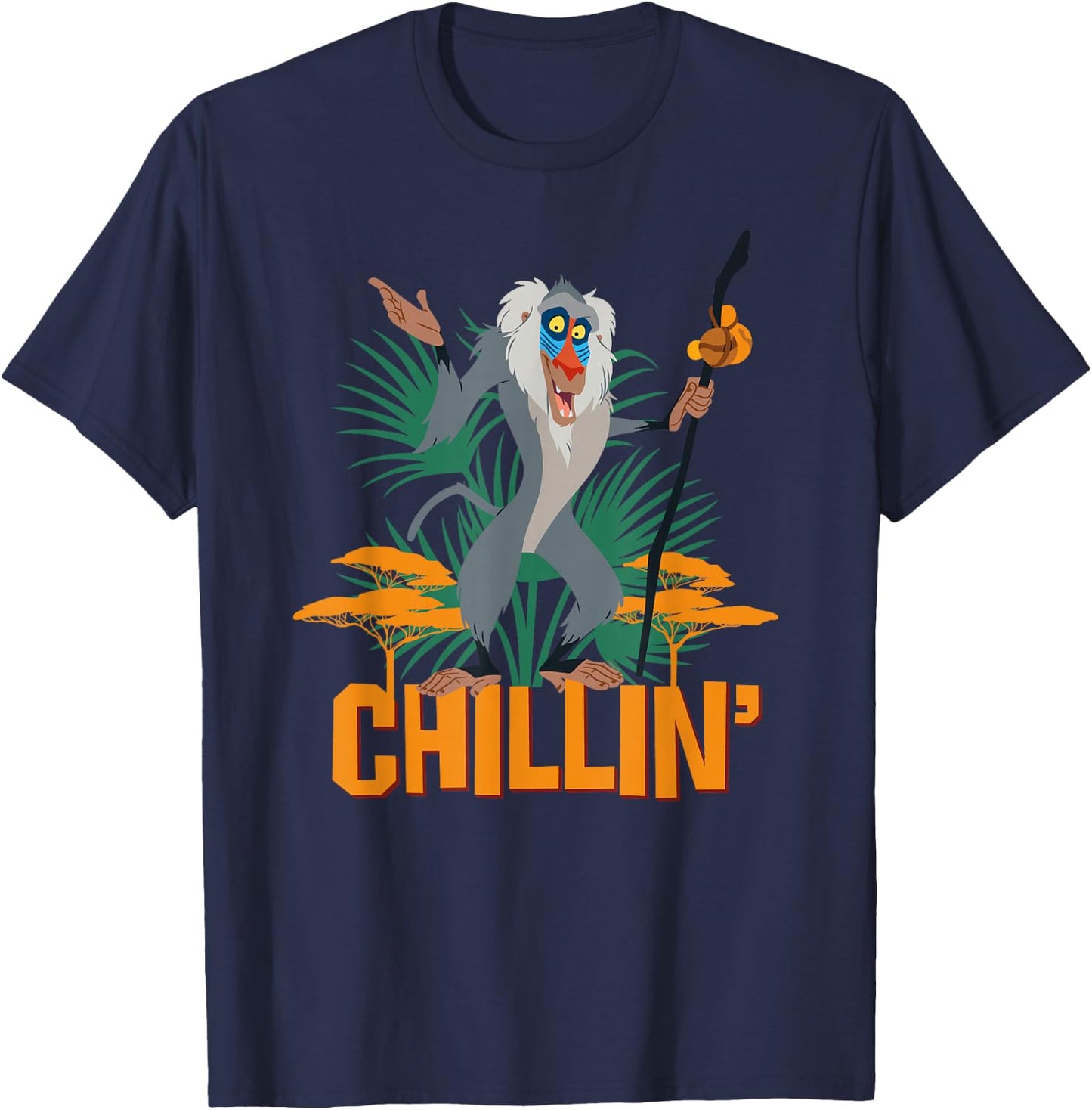 Disney The Lion King Rafiki is Chillin’ T-Shirt - T-Shirt | Navy