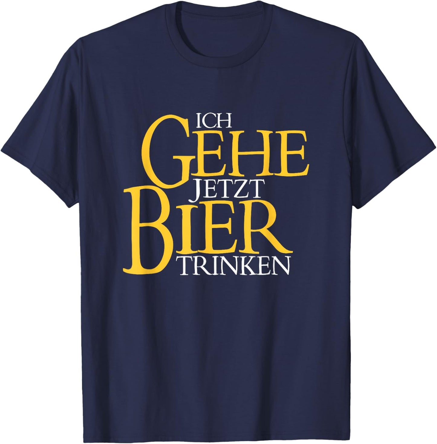 Men's with The Lord of the Beer Design Printed on Both Sides, black, s T-Shirt - T-Shirt | Navy