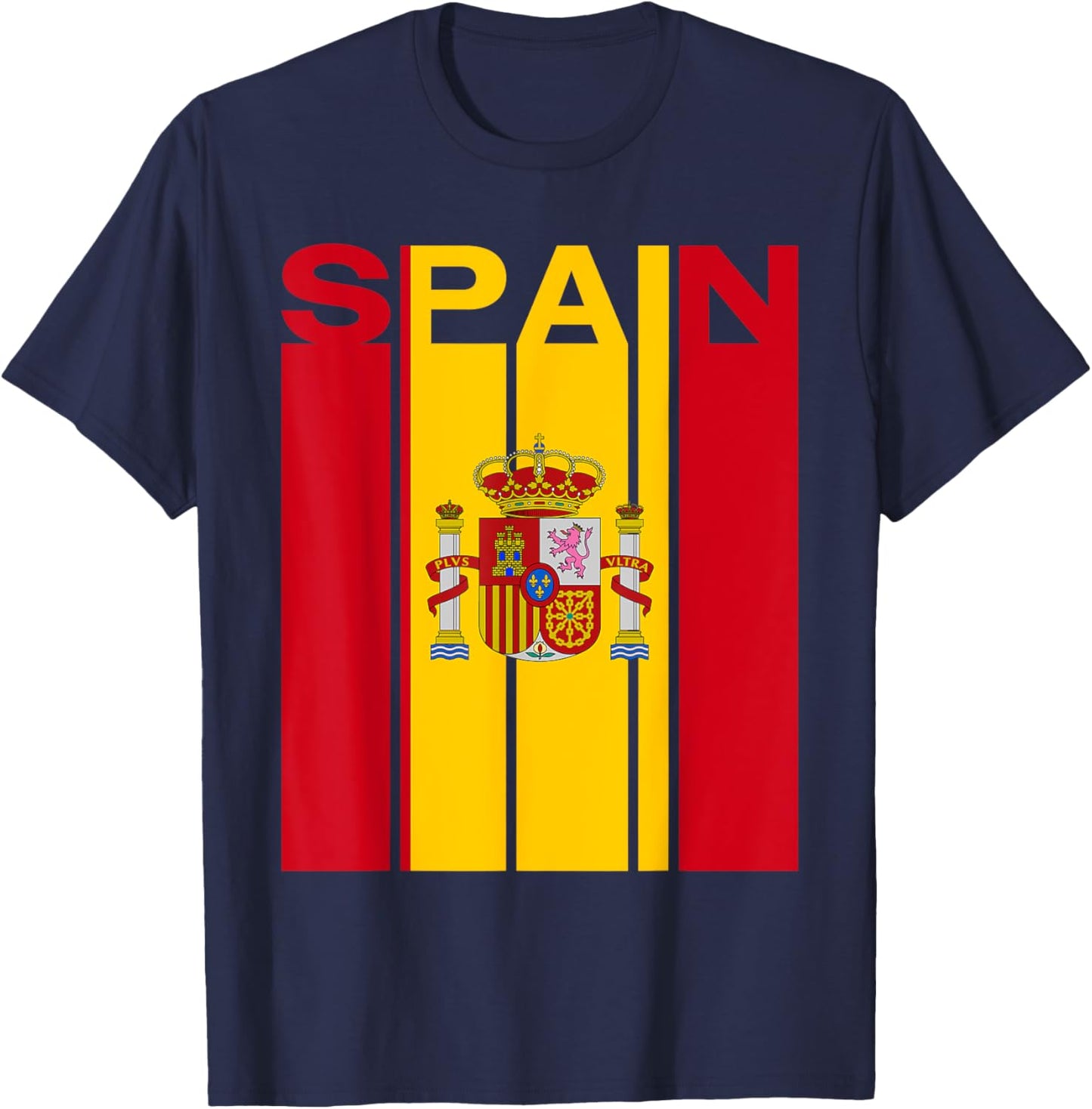 Spain Flag T-Shirt - T-Shirt | Navy