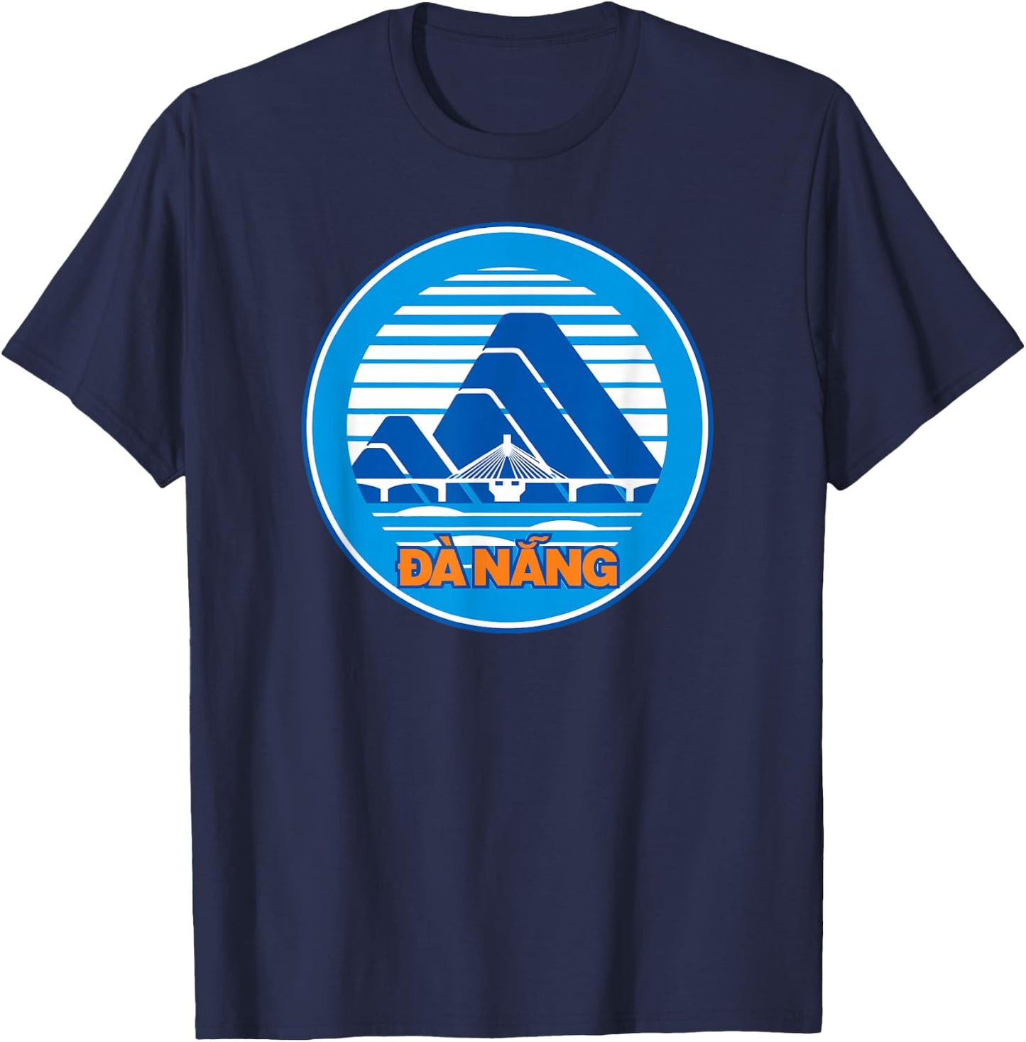 DA Nang DANANG Vietnam City Emblem Seal T-Shirt - T-Shirt | Navy