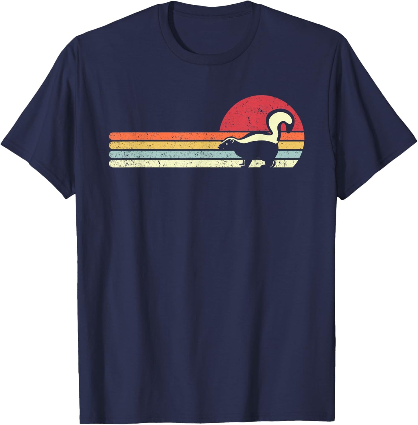 Skunk Shirt Vintage T-Shirt - T-Shirt | Navy