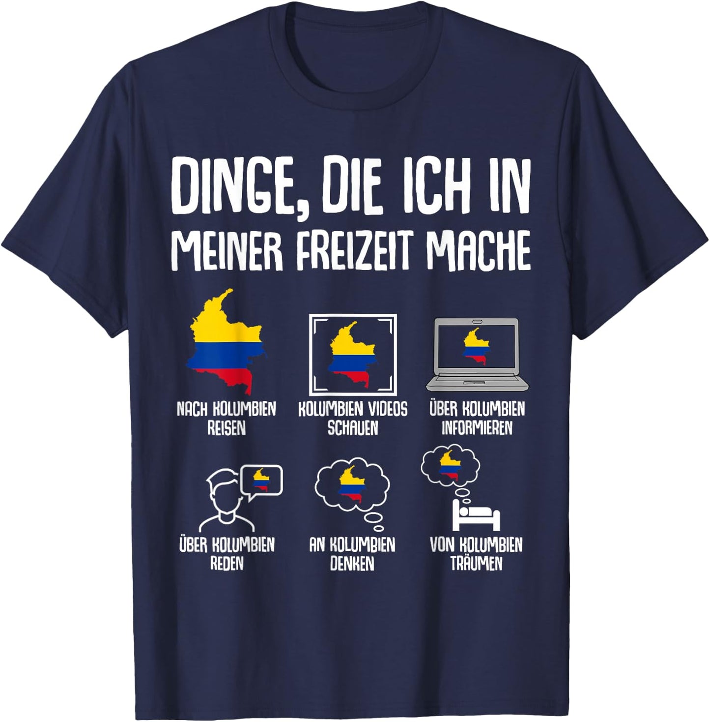 Kolumbien T-Shirt - T-Shirt | Navy
