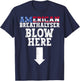 American Breathalyzer 4th Of July USA Funny Patriotic T-Shirt - T-Shirt | Navy