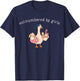 Outnumbered By Girls Funny Dad Goose Fathers Day T-Shirt - T-Shirt | Navy