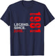 Born In June 1981 Vintage Birthday Legend Since June 1981 T-Shirt - T-Shirt | Navy