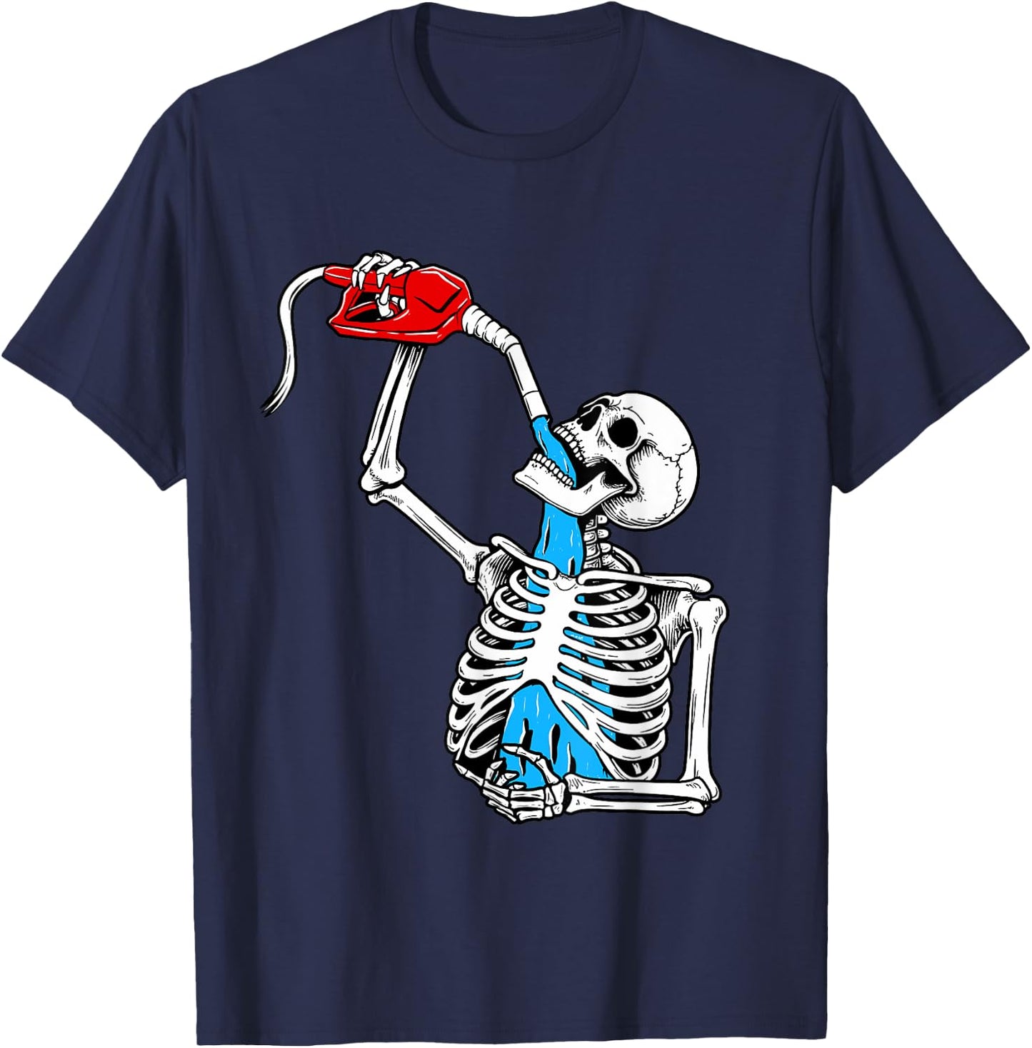 Car Skeleton - Car Guy Auto Mechanic Car Collector T-Shirt - T-Shirt | Navy