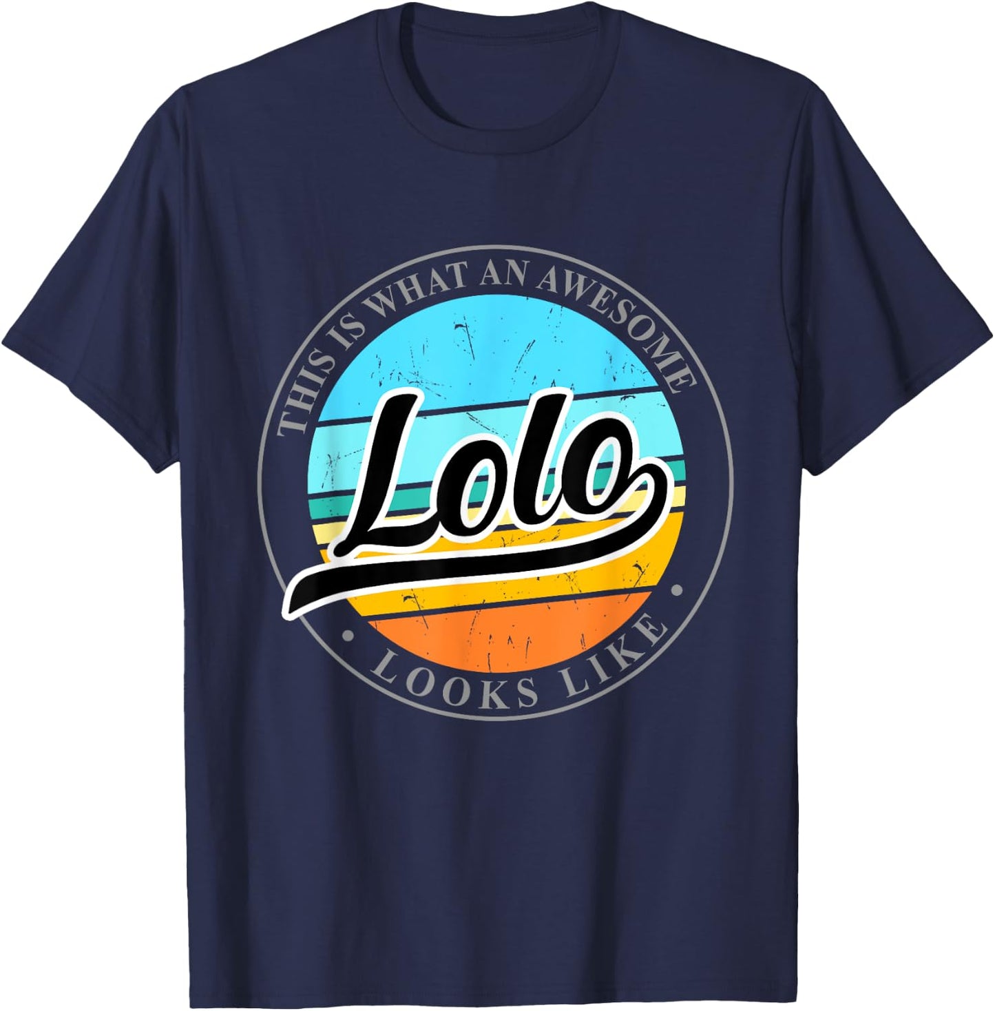 Father's Day Birthday Gift Lolo Filipino Pinoy Grandpa T-Shirt - T-Shirt | Navy