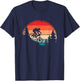 Retro Mountain Bike MTB Downhill Bicycle T-Shirt - T-Shirt | Navy