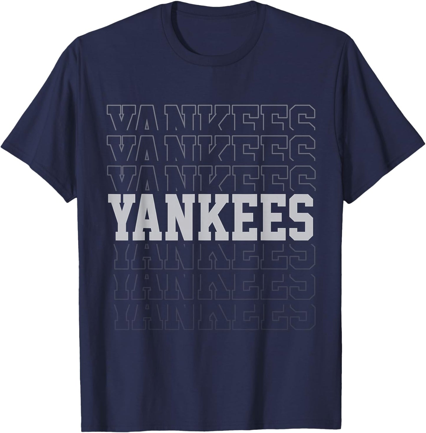 Yankees Vintage Retro Style , Classic 70s & 80s Yankees T-Shirt - T-Shirt | Navy