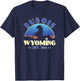 Dubois Wyoming WY Wild Horse T-Shirt - T-Shirt | Navy
