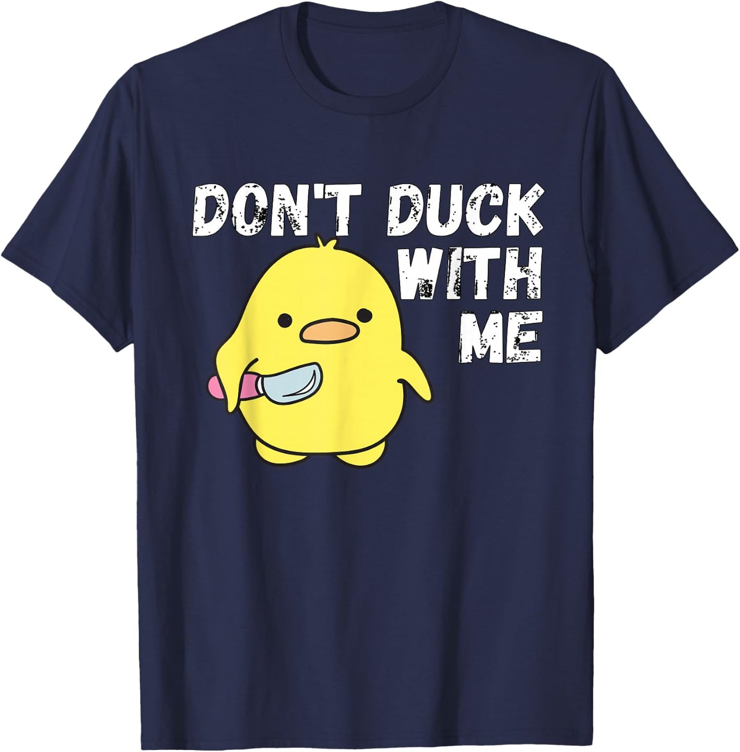 Dont Duck With Me | Rubber Duck Stuff Apparel T-Shirt - T-Shirt | Navy
