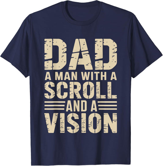 Scroll Saw Dad Woodworking Wood Art Craftsman T-Shirt - T-Shirt | Navy