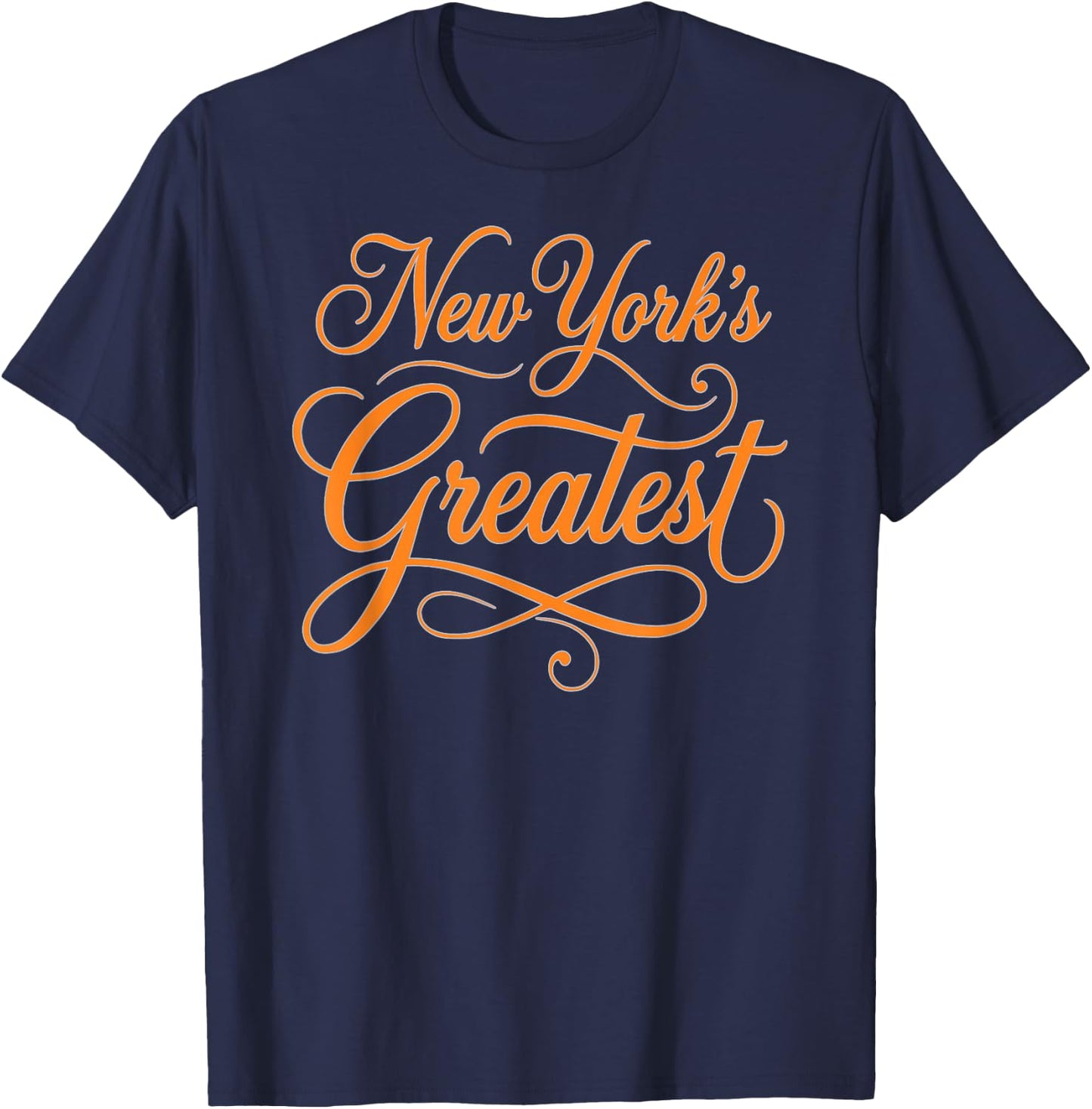 New York's Greatest Script T-Shirt - T-Shirt | Navy